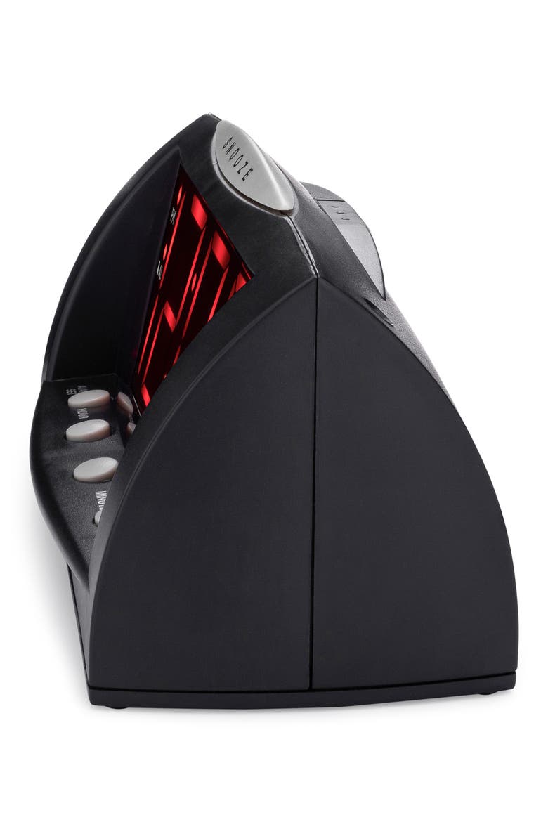 Triad Alarm Clock, Alternate, color, BLACK