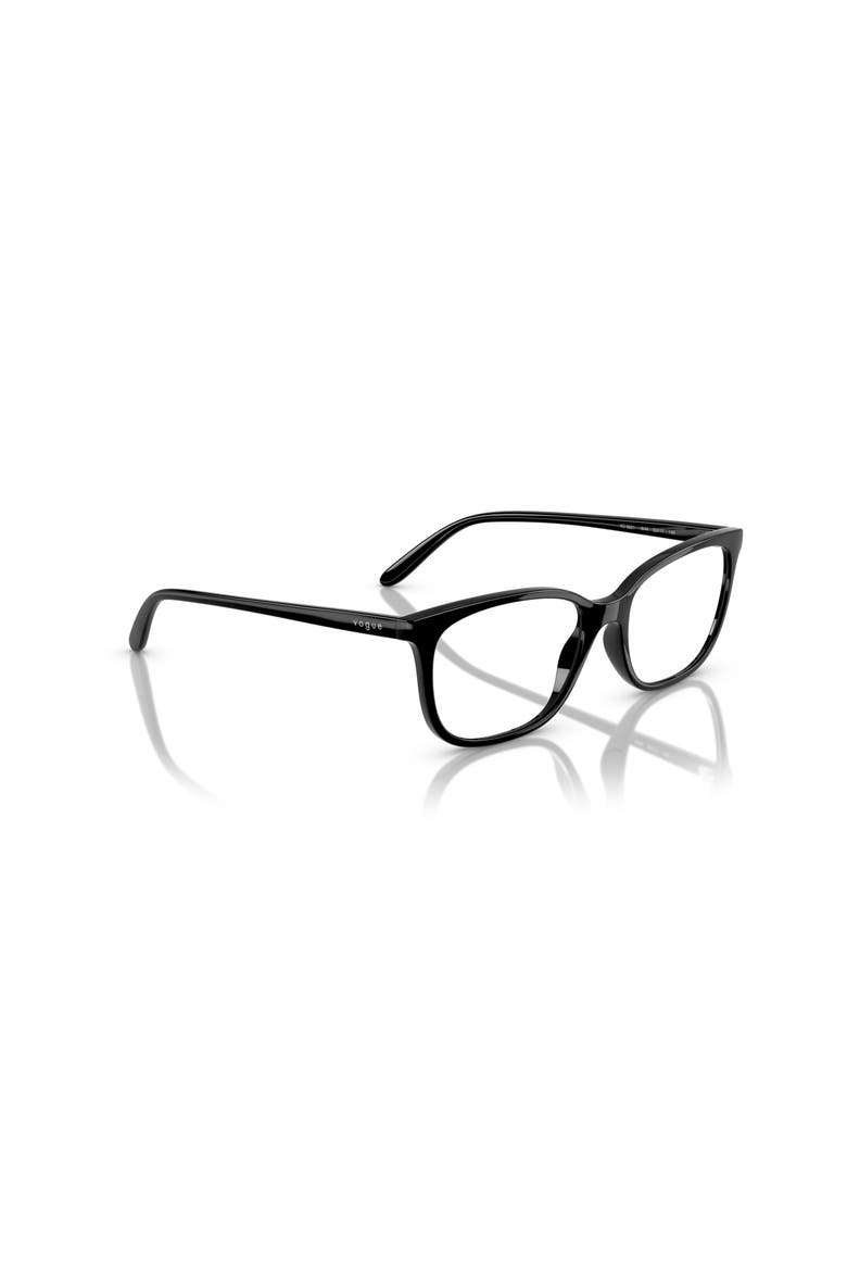 51mm Rectangle optical glasses, Alternate, color, Black