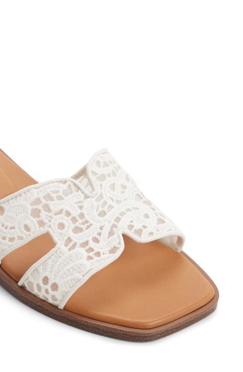 Aldo Itsandal Slide Sandal In White