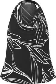 City Chic Shania Cowl Neck Sleeveless Top