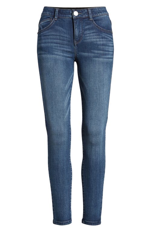 Wit & Wisdom Ab-solution Ankle Skimmer Skinny Jeans Regular & Petite In Blue
