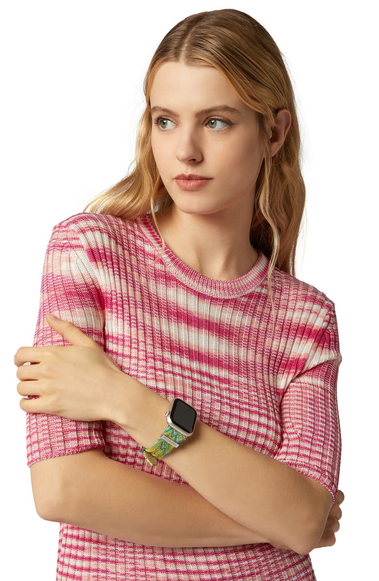 Missoni Zigzag 22mm Textile Apple Watch<sup>®</sup> Watchband, Alternate, color, 