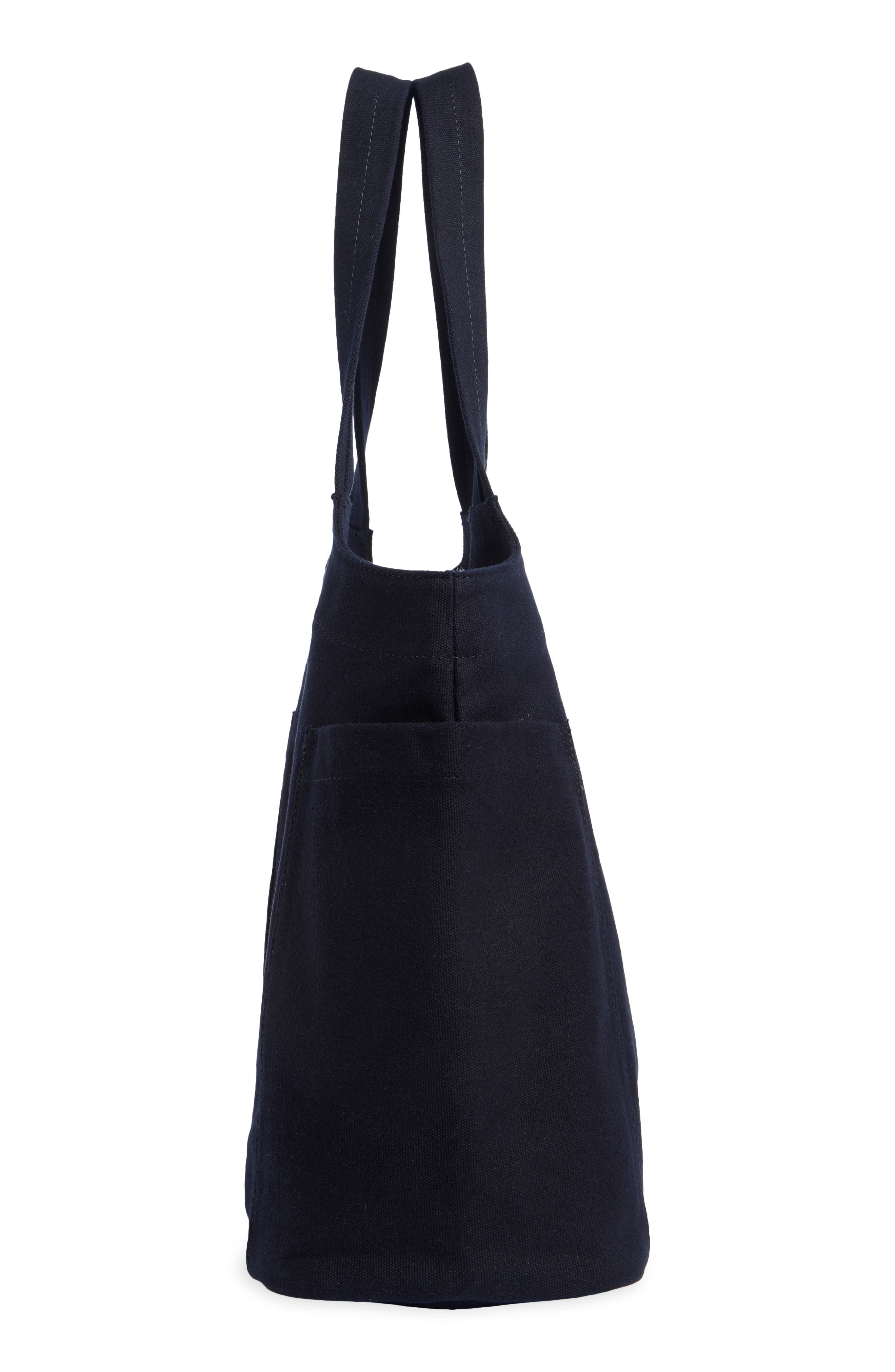 Annika Canvas Tote Bag, Alternate, color, MIDNIGHT