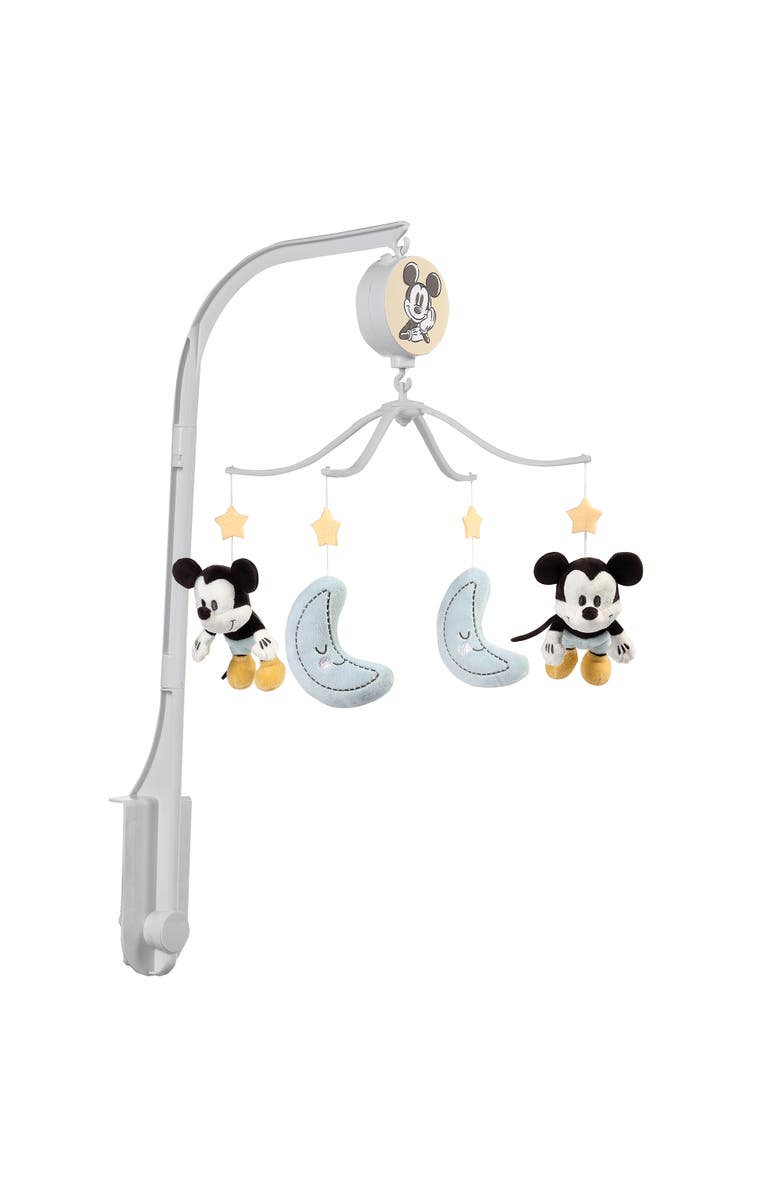 Lambs & Ivy Disney Baby Moonlight Mickey Mouse Musical Baby Crib Mobile Soother, Alternate, color, Multicolor