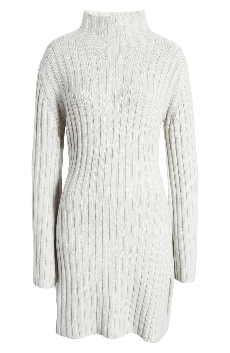 French Connection Babysoft Long Sleeve Rib Sweater Dress, Alternate, color, 