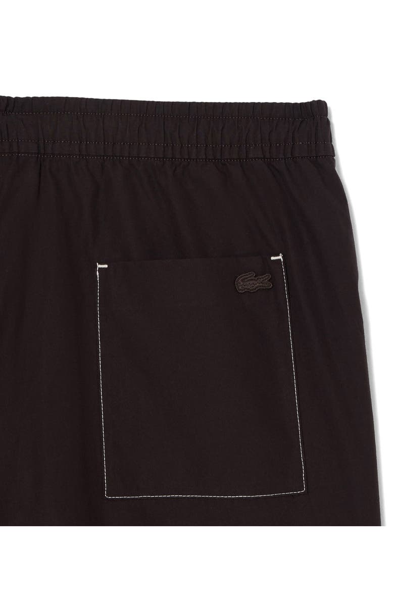 Lacoste Cotton Poplin Shorts, Alternate, color, Buffalo