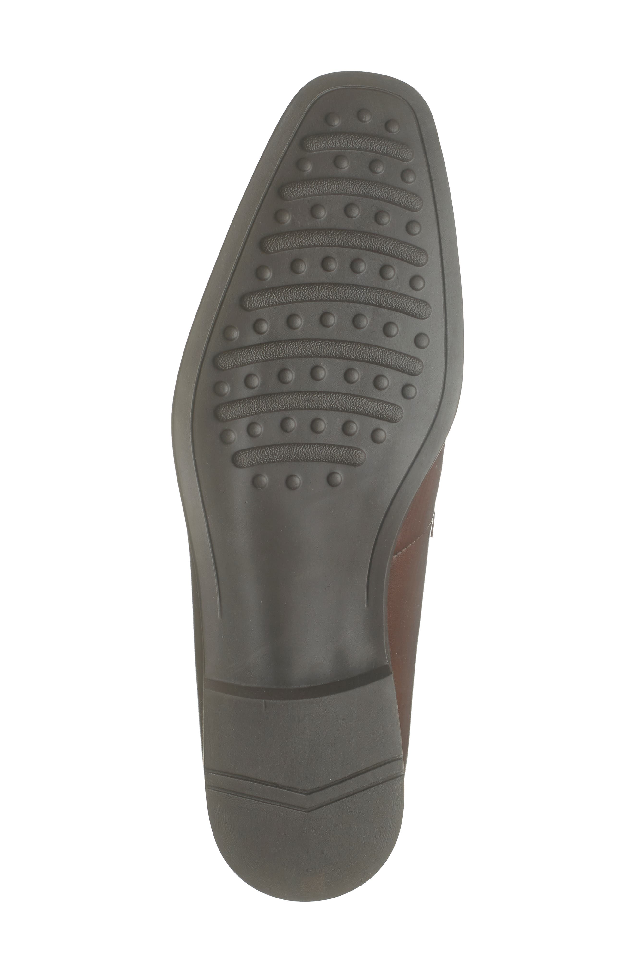 Rush by Gordon Rush Bradley Leather Penny Loafer, Alternate, color, Brandy