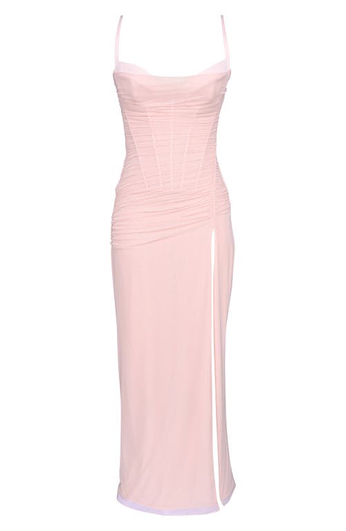 HOUSE OF CB HOUSE OF CB LINI CORSET CHIFFON GOWN 