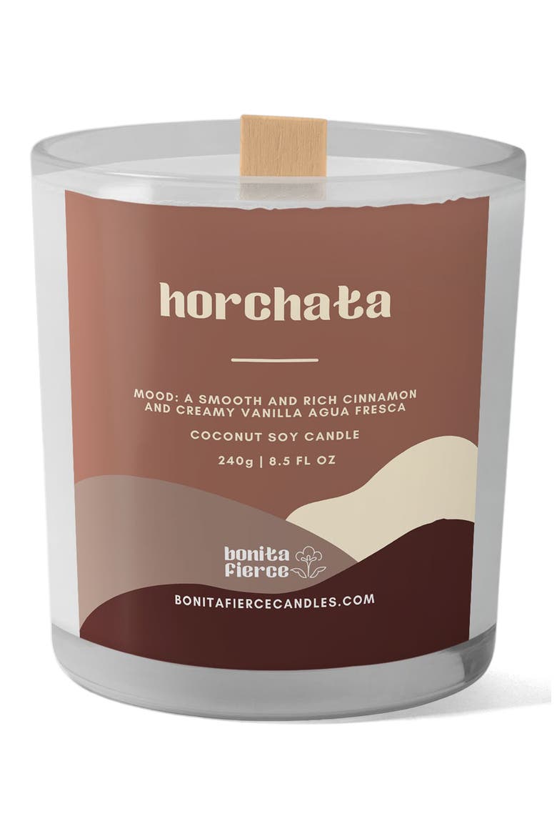Horchata Candle, Main, color, BROWN/ WHITE MULTI