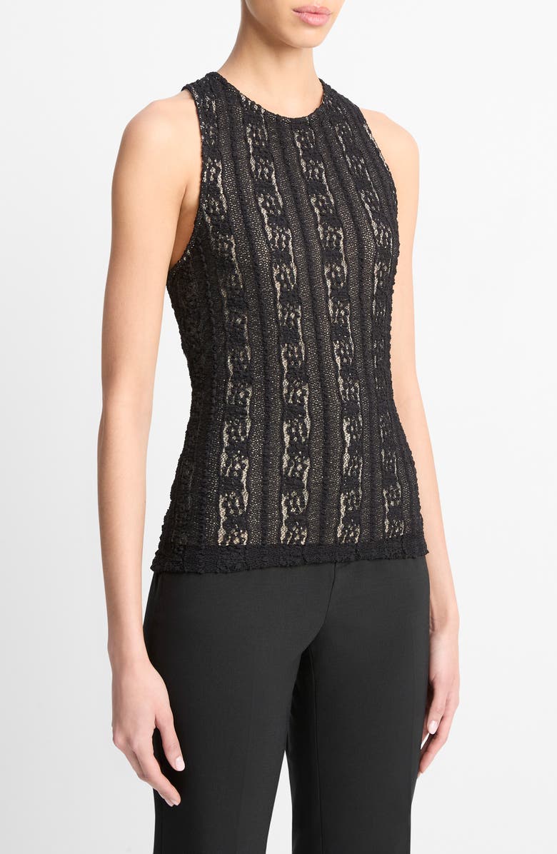 Vince Lace Tank, Alternate, color, Black