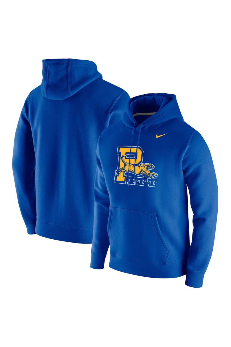 Men's Nike Royal Pitt Panthers Vintage School Logo Pullover Hoodie, Main, color, Royal
