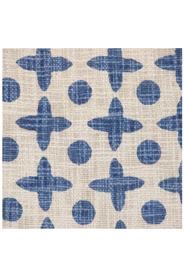 Geometric Throw Pillow, Alternate, color, BLUE