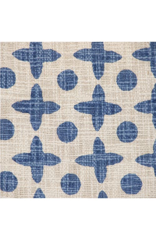 Parkland Collection Geometric Throw Pillow In Blue