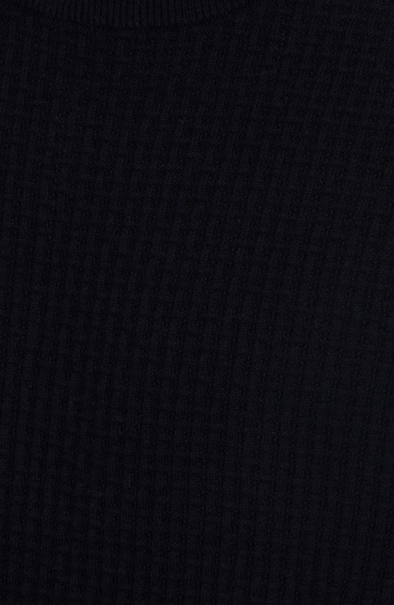 PX Textured Cotton Sweater, Alternate, color, Black