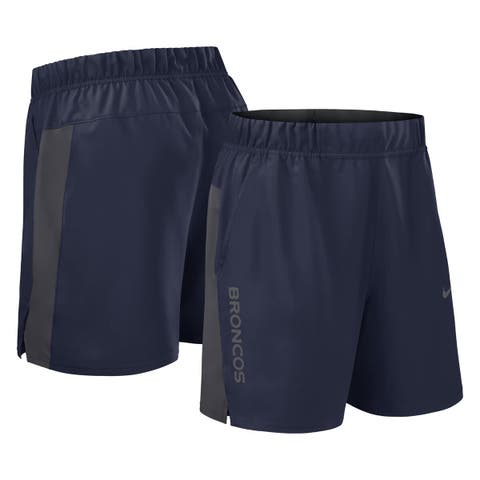 Men's Nike Navy Denver Broncos Woven Victory Performance Shorts