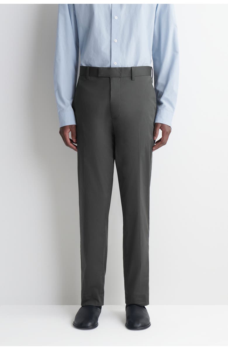 COS Cotton Slim-fit Trousers, Alternate, color, Dark Gray