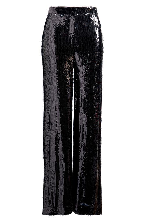 WAYF WAYF FIRST CRUSH SEQUIN WIDE LEG PANTS