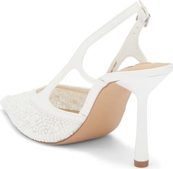 Scotlynn Faux Pearl Pointed Toe Pump