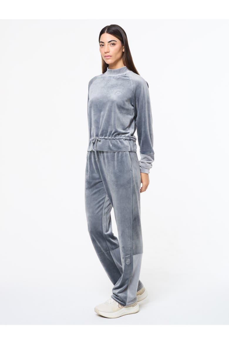 Lina Velour Top, Alternate, color, QUIET SHADE