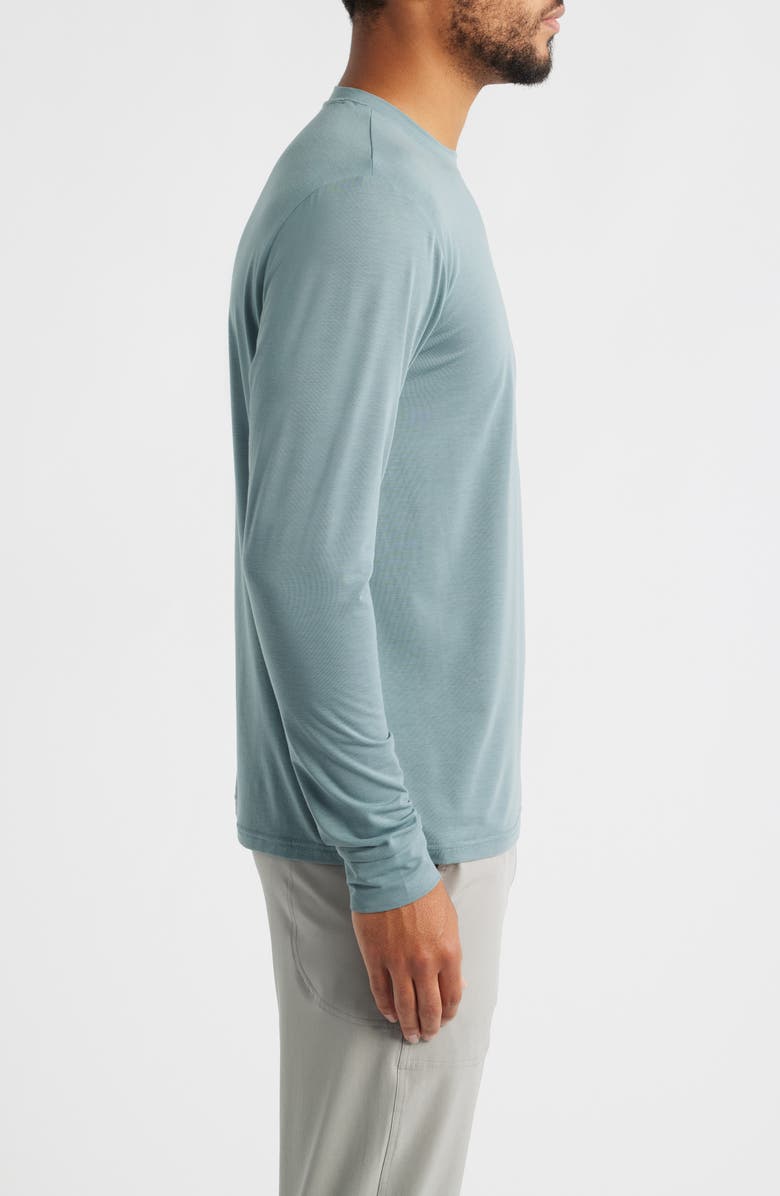Free Fly Elevate Long Sleeve Performance Top, Alternate, color, Stormy Sea