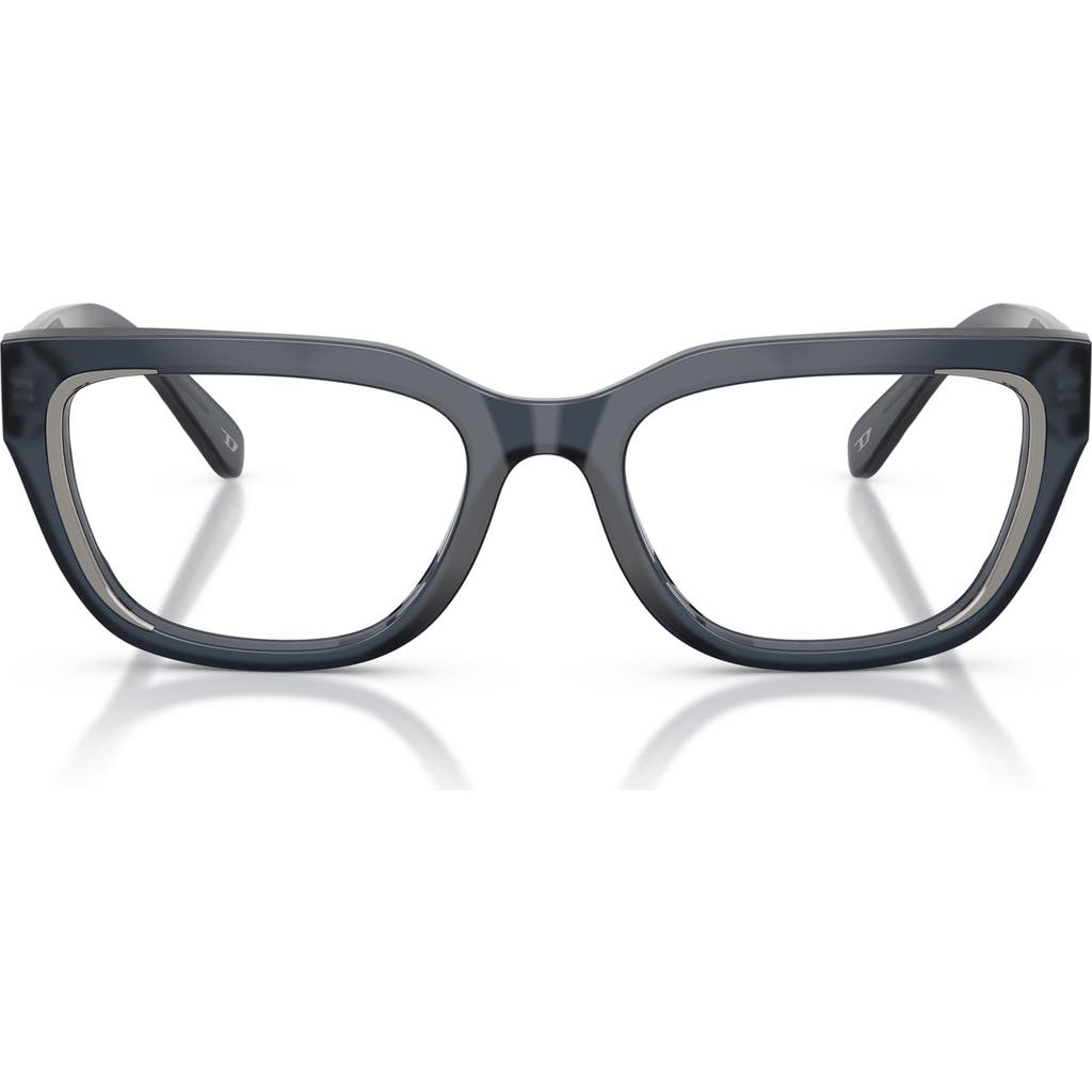 Diesel ® 52mm Rectangular Optical Glasses