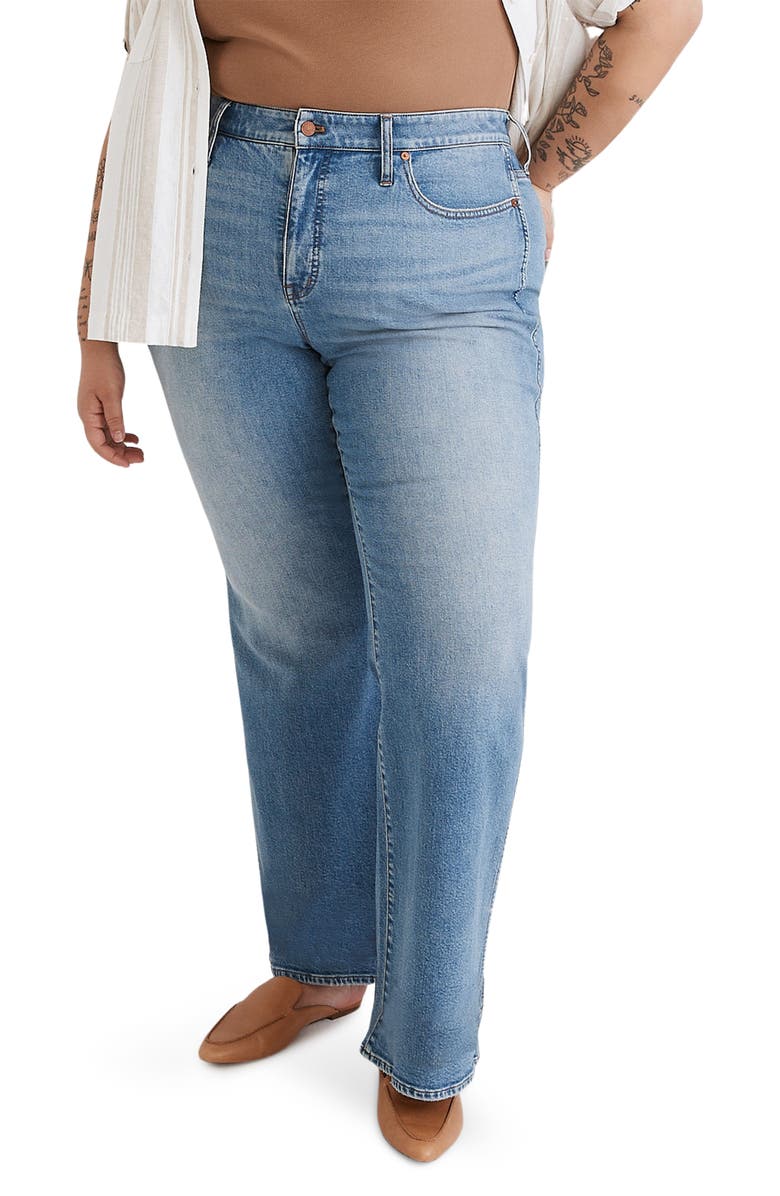 Madewell 11" High Rise Flare Jeans, Main, color, 
