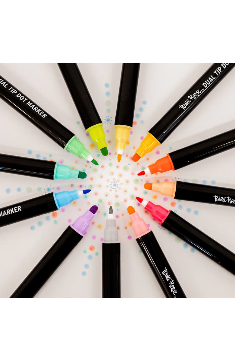 Brea Reese Dual Tip Markers 12Pc, Alternate, color, Multicolored