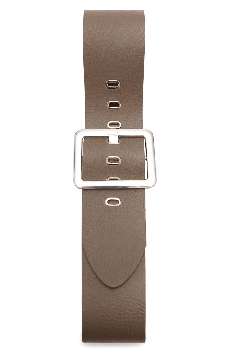 MANGO Leather Belt, Alternate, color, 