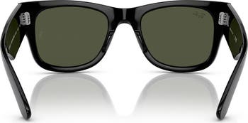 Mega Wayfarer 52mm Square Sunglasses