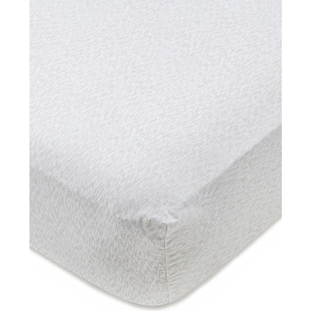 Domani Home Print Bassinet Crib Sheet In Hazy