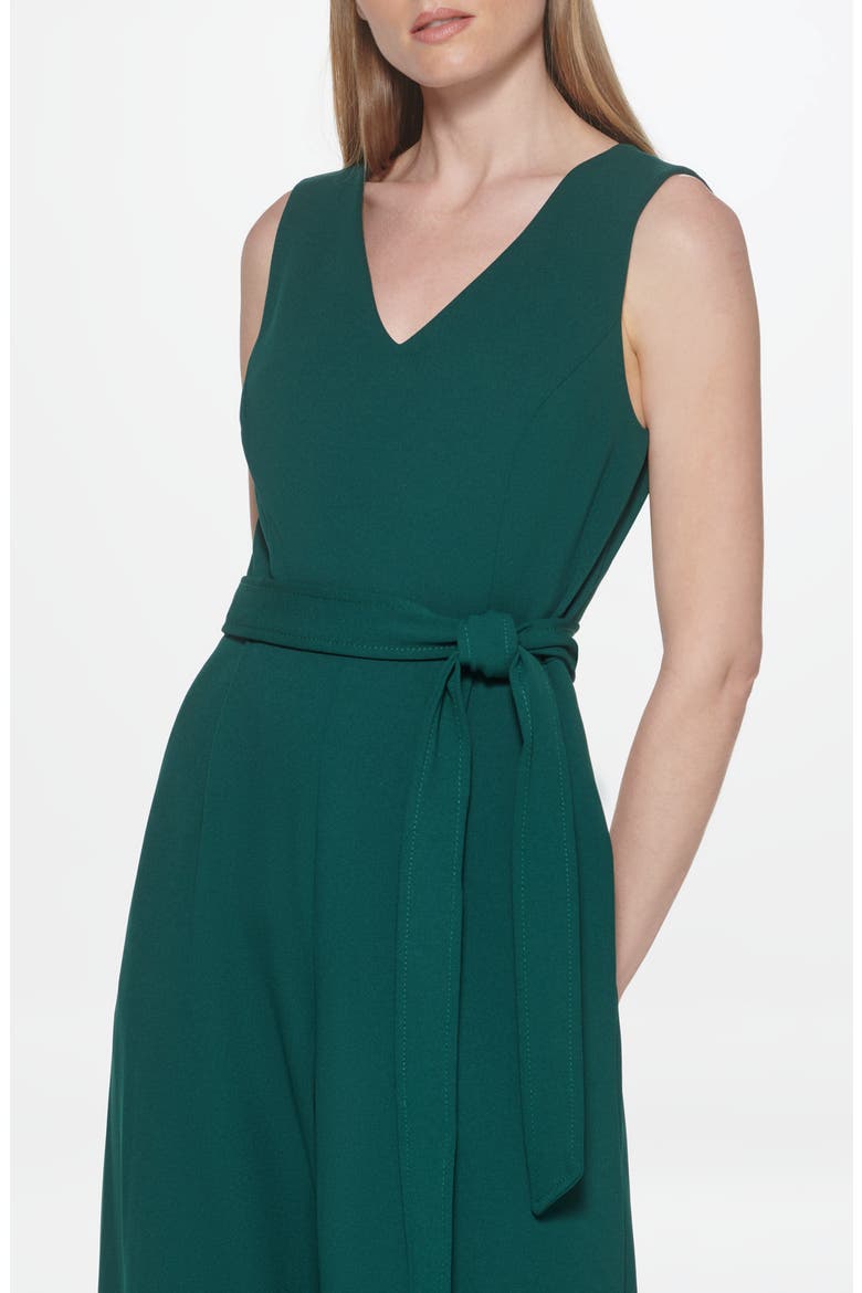 V-Neck Jumpsuit, Alternate, color, MALACHITE