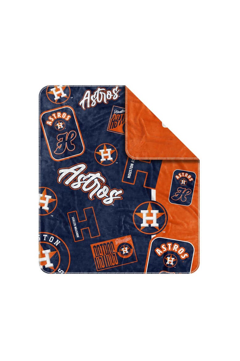 Houston Astros 50" x 60" Dream Weave Throw Blanket, Alternate, color, Navy