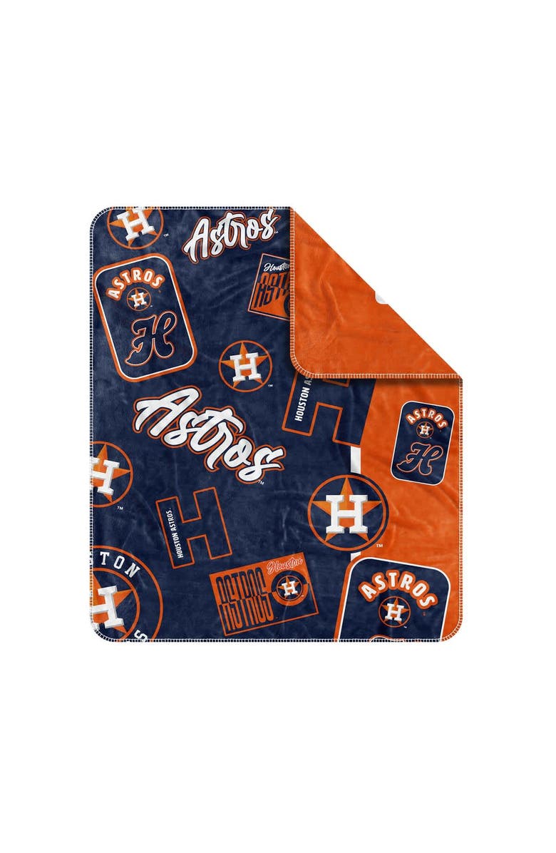 LOGO BRANDS Houston Astros 50" x 60" Dream Weave Throw Blanket, Alternate, color, Navy