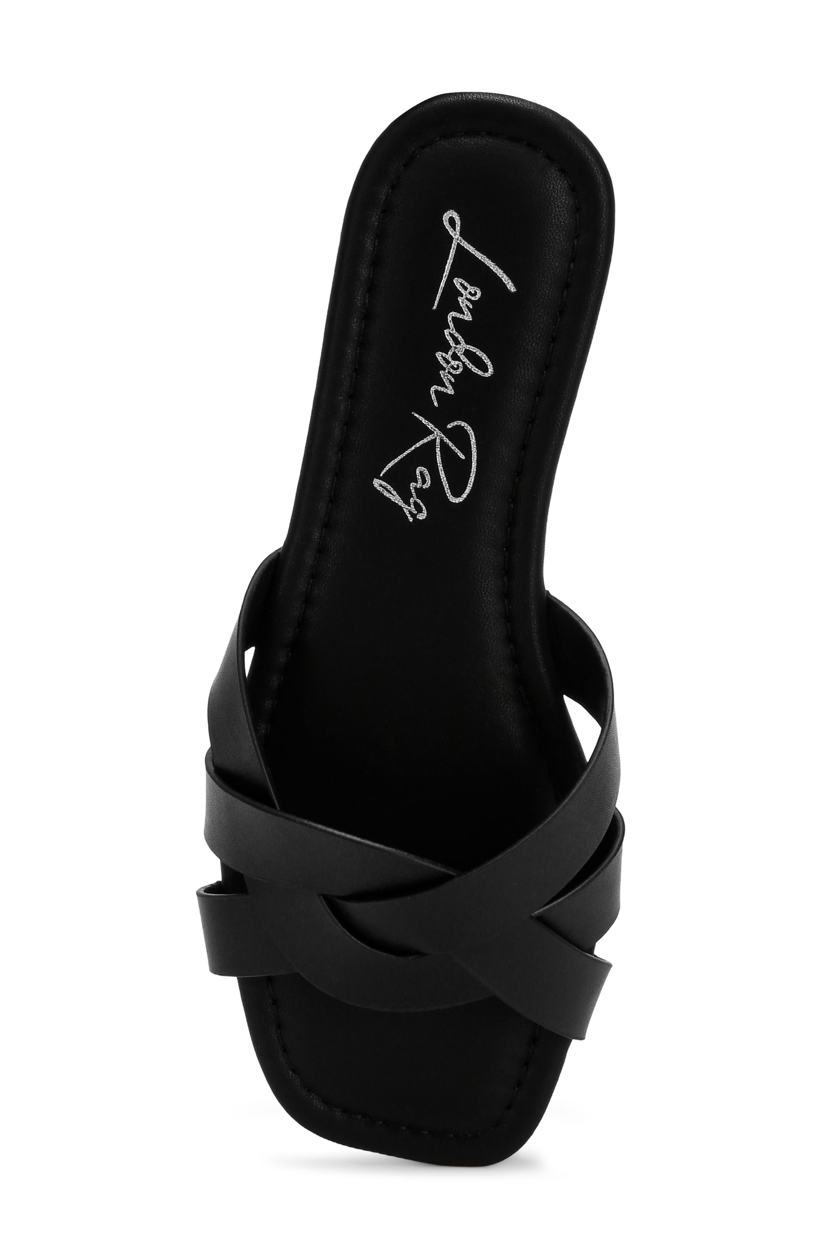 Dickery Slide Sandal, Alternate, color, BLACK