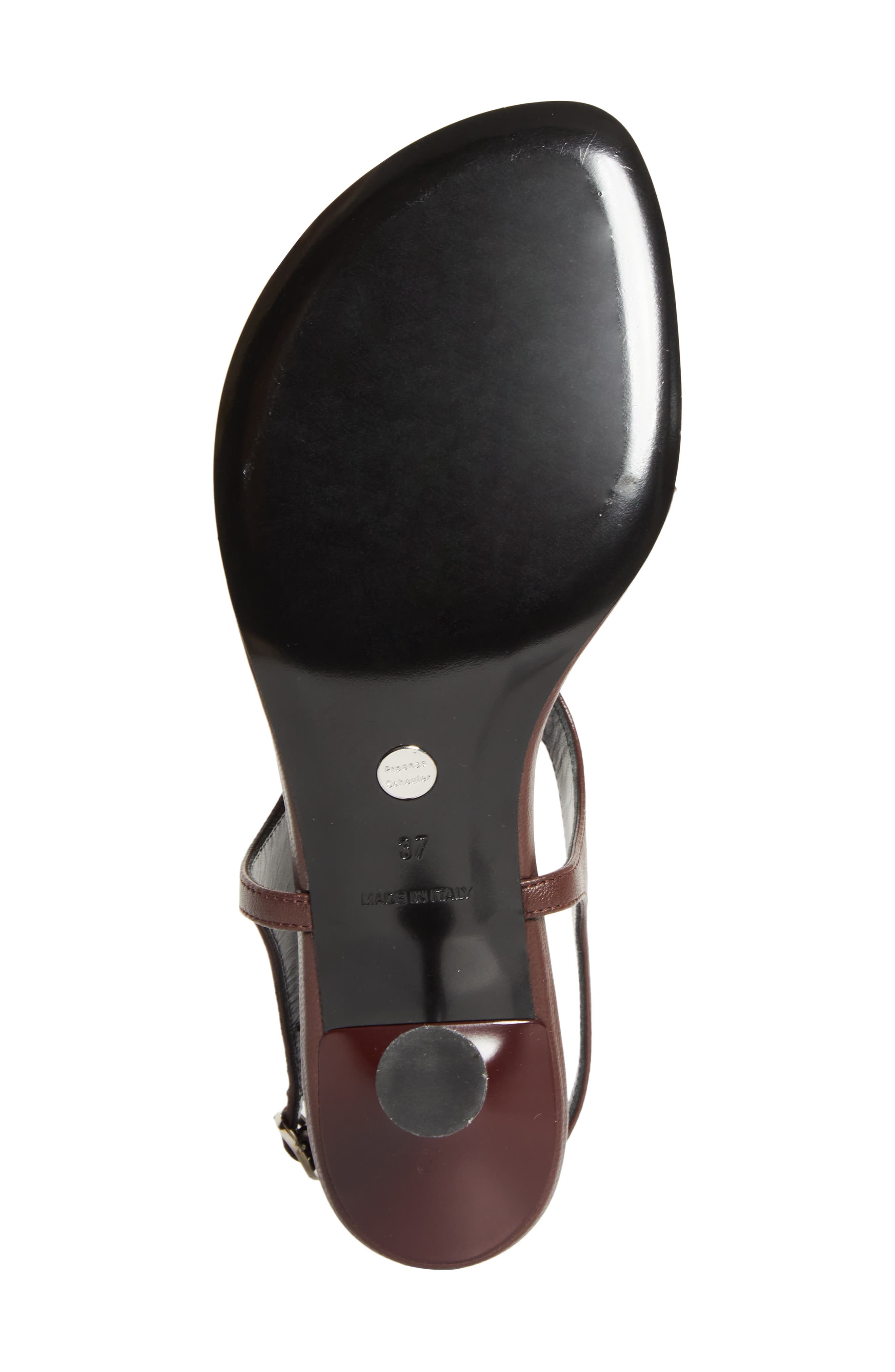 Proenza Schouler Tee Sandal, Alternate, color, Chocolate