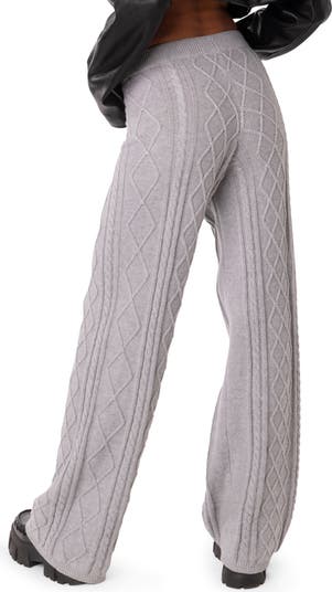 トップス Tape Trimming Cable Knit Top & Pants 61DZmrkbBeL._AC_SX385_.jpg