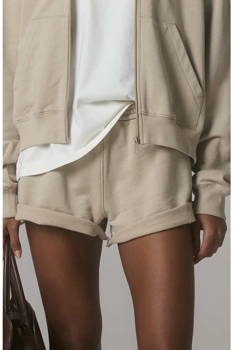 ty Sweatshort, Alternate, color, Khaki