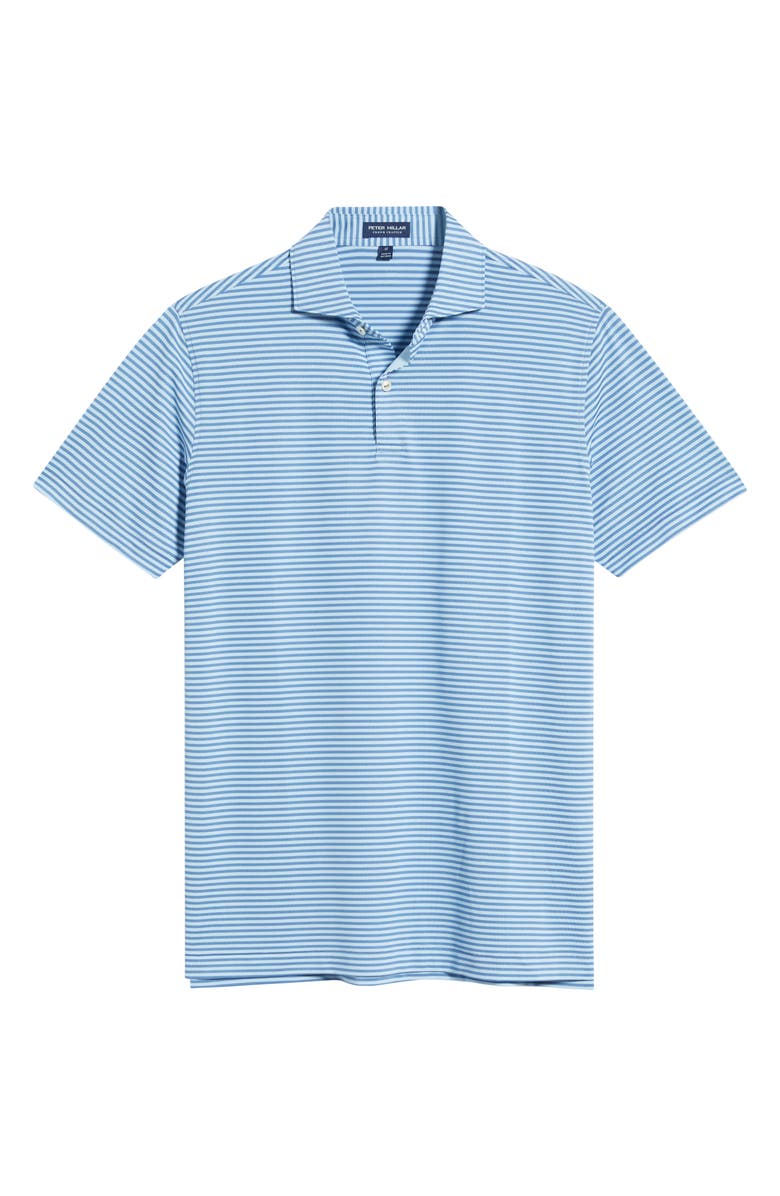 Peter Millar Crown Crafted Verse Performance Mesh Polo, Alternate, color, Lunar Blue