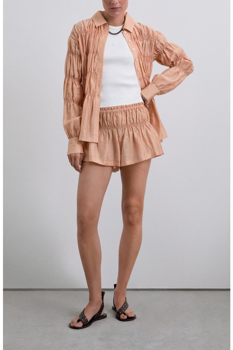 Smock Short, Alternate, color, Blush