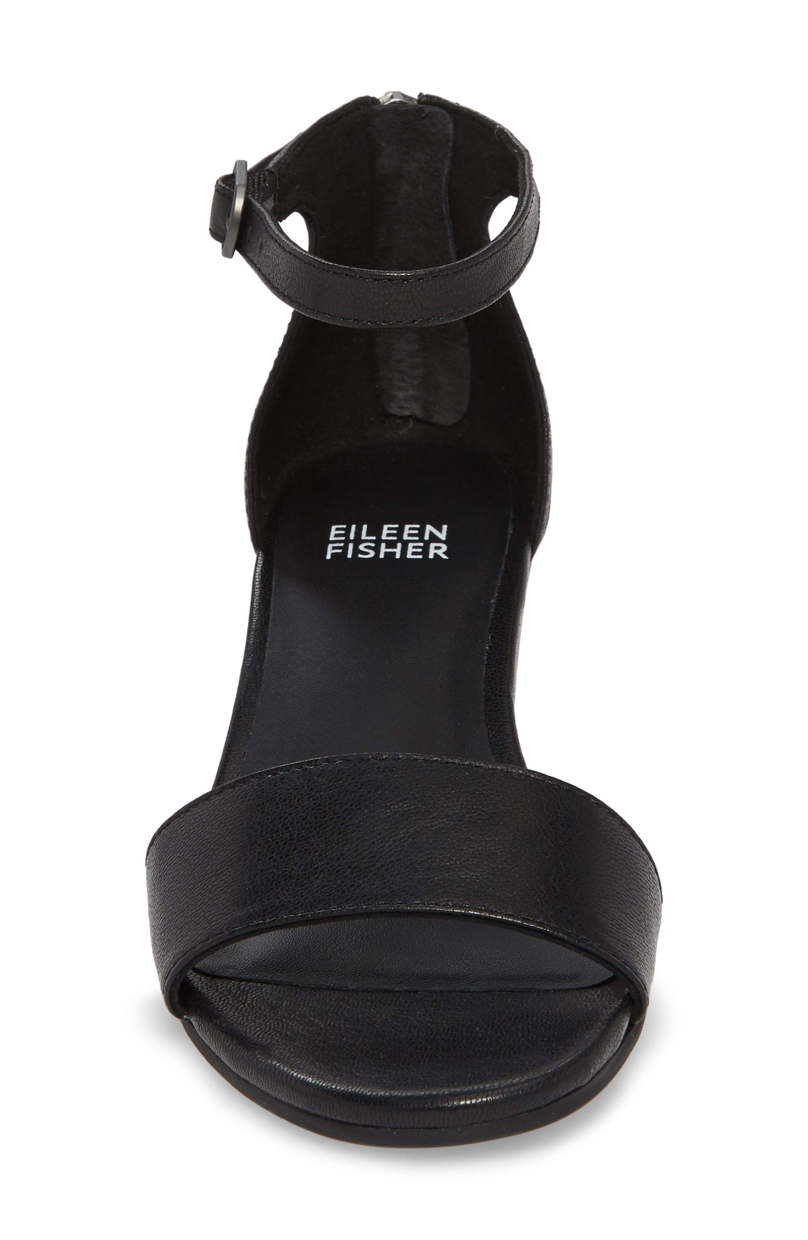 Eileen Fisher Mara Ankle Strap Wedge Sandal, Alternate, color, 