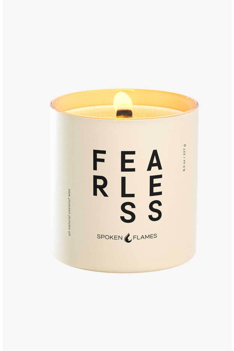 Fearless Candle, Main, color, Off-white / Gold