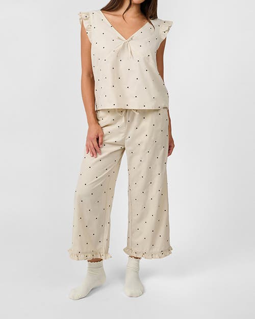 Weworewhat Ruffle Sleeve Boxy Top In Neutral