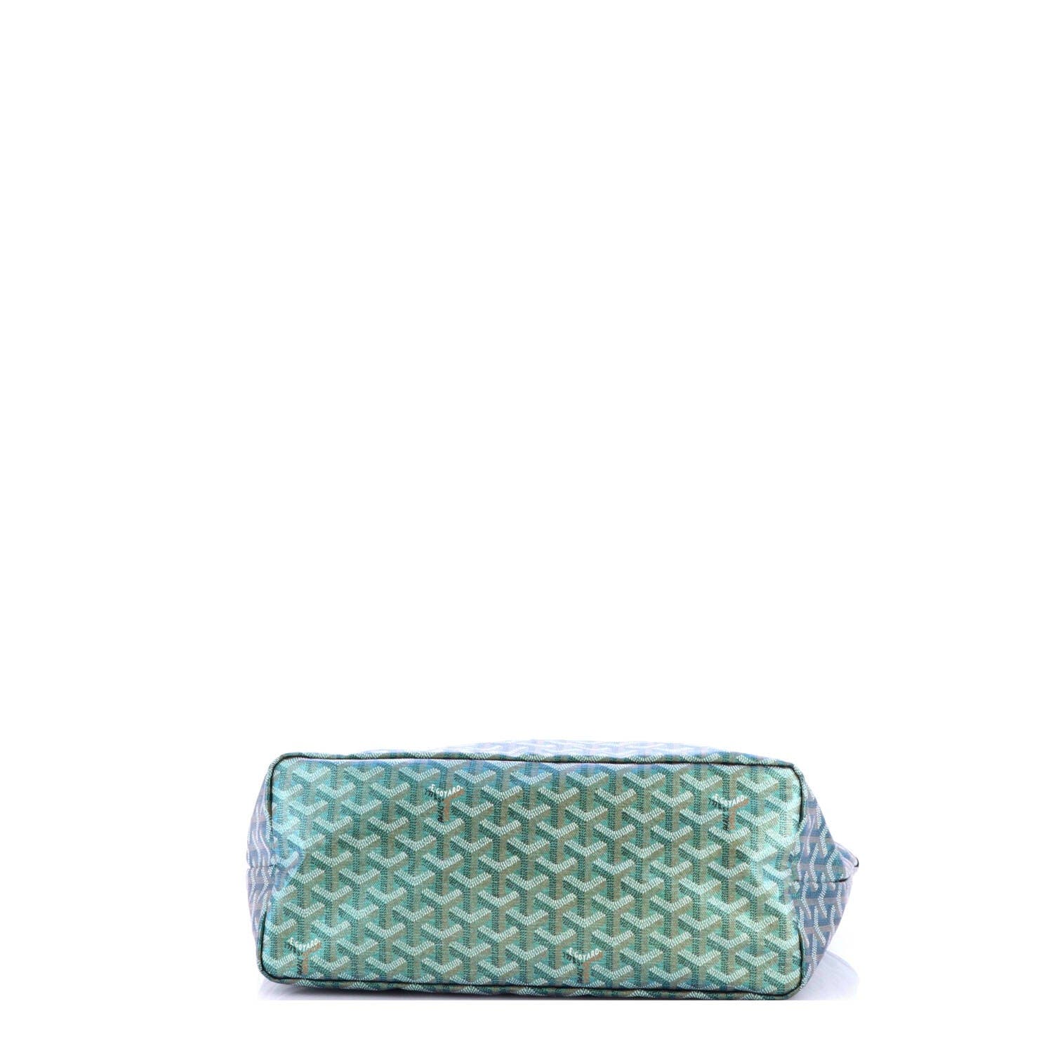 Saint Louis Tote Iridescent Coated Canvas PM, Alternate, color, Green