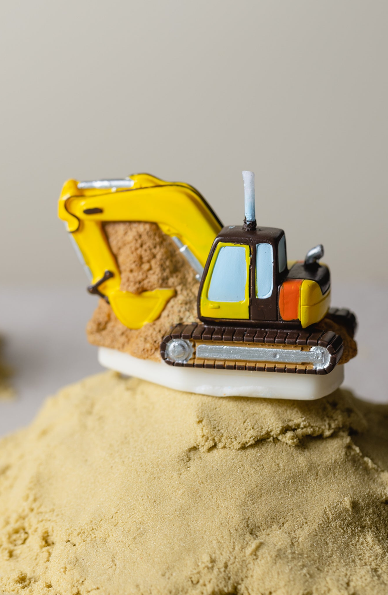 Southlake gifts Toy Tractor Candle, Alternate, color, Yellow / Brown / Orange