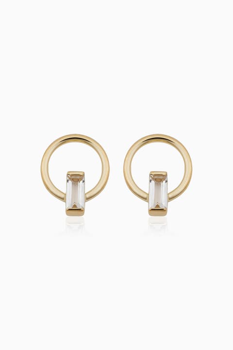 14K Gold Bella Studs Earrings