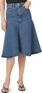 PAIGE Alice A-Line Denim Skirt