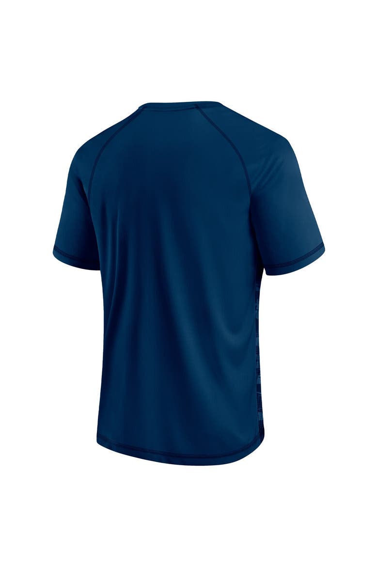 Men's Fanatics Branded Navy Chicago Bears Hail Mary Raglan T-Shirt, Alternate, color, Navy