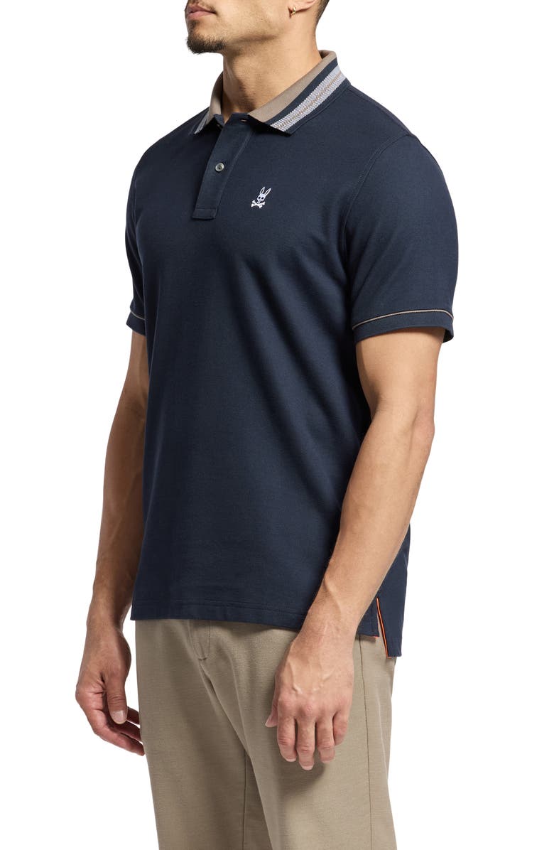 Psycho Bunny Henson Pima Cotton Piqué Polo, Alternate, color, 