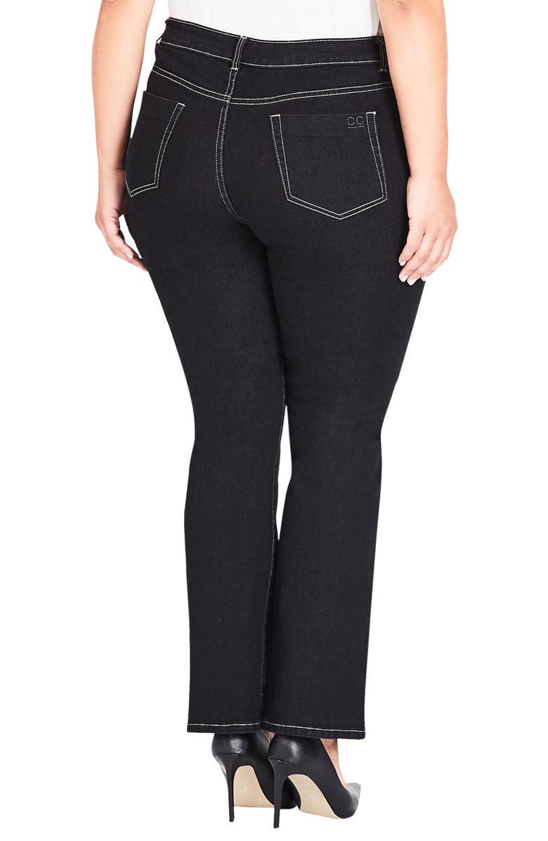 City Chic Regular Fit Bootcut Jeans, Alternate, color,