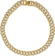 Adornia Pavé CZ Curb Chain Necklace